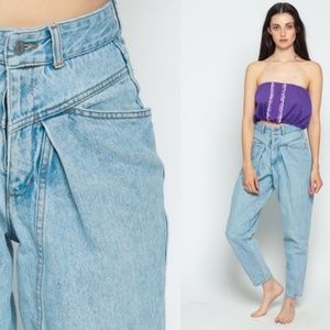 pleated jeans 80s